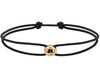 black interlaced cord bracelet le 1g